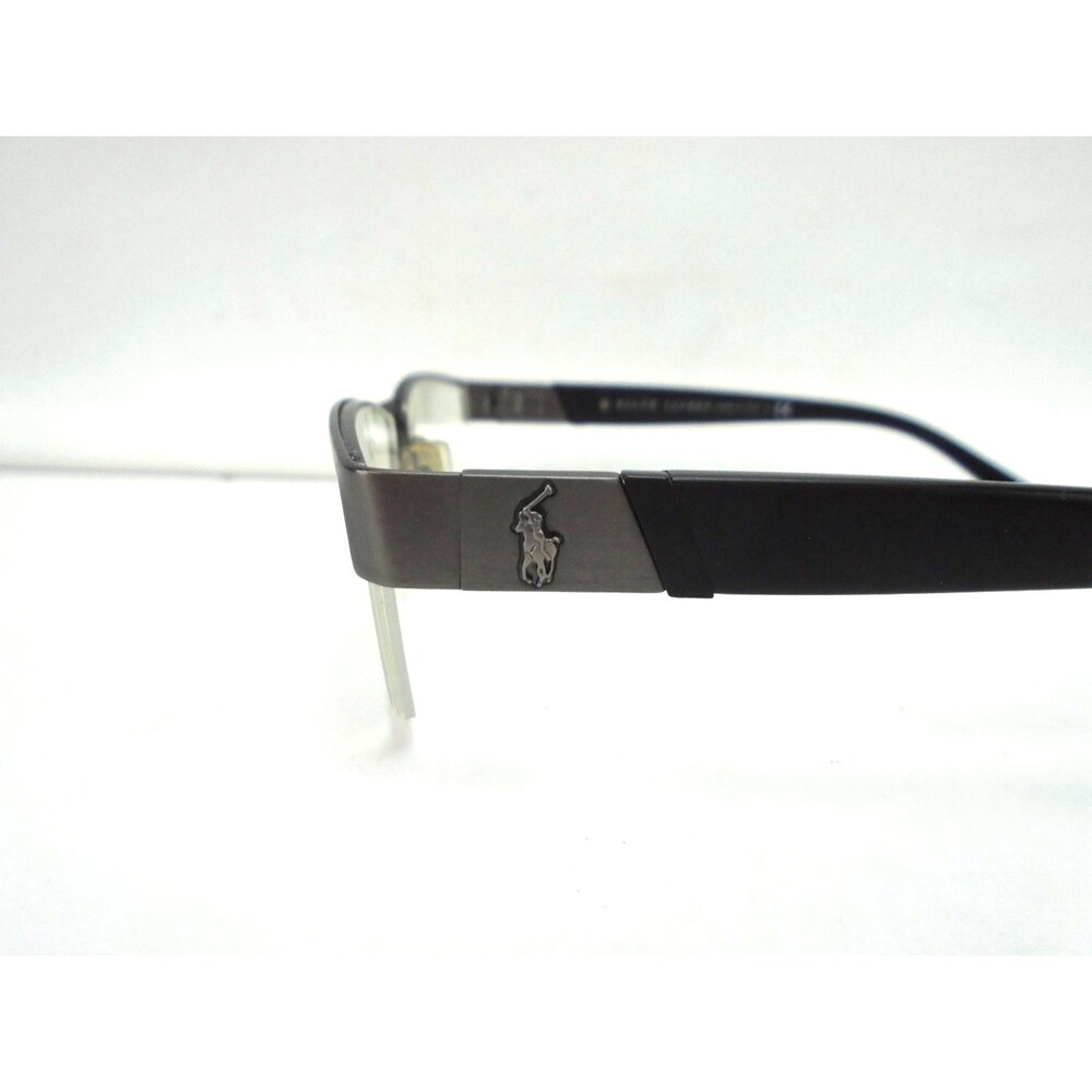Polo Ralph Lauren Eyeglasses PH1117 9157 Gunmetal Black Half Rim Italy 56-17 140 - Picture 4 of 9